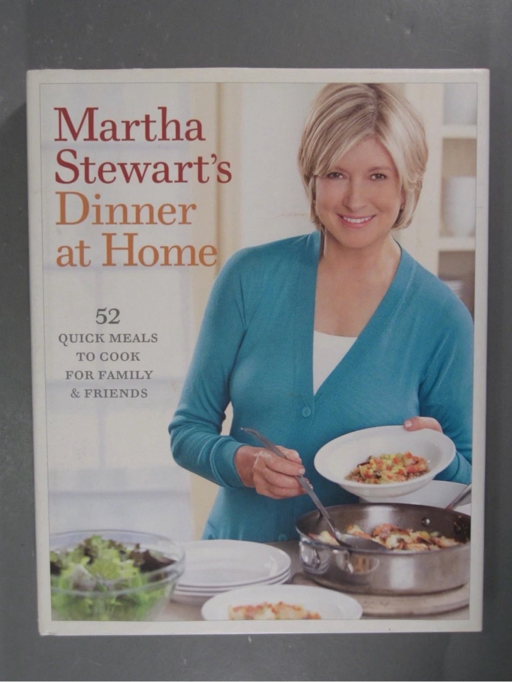 Martha Stewart’s Dinner at Home Cookbook 2009 1st Print ***autographed***